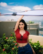 Sexy Mouni Roy in a Red Top and Showing her Sexy Figure 01 Sexy Mouni Roy in a Red Top and Showing her Sexy Figure 01