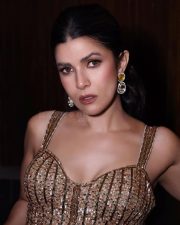 Sexy Nimrat Kaur in a Bold Embroidered Gown Pictures 03