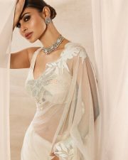 Slender Beauty Mouni Roy in a Transparent White Saree Pictures 01 Slender Beauty Mouni Roy in a Transparent White Saree Pictures 01