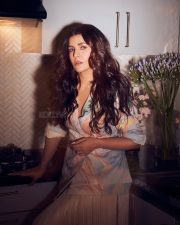 Stunning Nimrat Kaur in a Birch Printed Blazer and Hanami Fringe Skirt Pictures 02