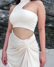 Stylish Iswarya Menon in a Two Piece Skirt Set Photos 02