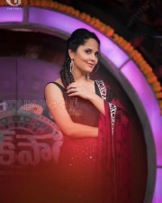 Tv Anchor Anasuya At Jackpot Show Pictures