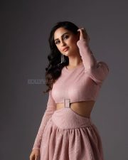 Visfot Actress Krystle Dsouza in a Sexy Short Cutout Dress Photos 04
