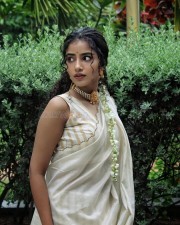 18 Pages Heroine Anupama Parameswaran Beautiful Saree Photoshoot Pictures 02