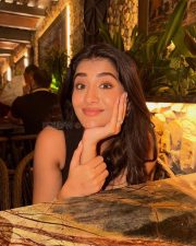 3 Roses Actress Rashi Singh in a Black Sleeveless Outfit Pictures 04