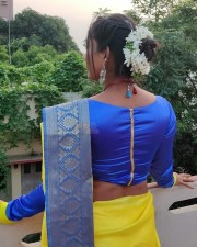Chepala Katha Fame Meghana Chowdary Latest Dussehra Festival Stills