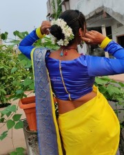 Chepala Katha Fame Meghana Chowdary Latest Dussehra Festival Stills
