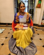 Chepala Katha Fame Meghana Chowdary Latest Dussehra Festival Stills