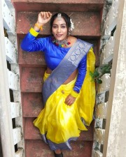 Chepala Katha Fame Meghana Chowdary Latest Dussehra Festival Stills