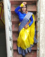 Chepala Katha Fame Meghana Chowdary Latest Dussehra Festival Stills