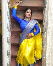 Chepala Katha Fame Meghana Chowdary Latest Dussehra Festival Stills