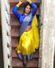 Chepala Katha Fame Meghana Chowdary Latest Dussehra Festival Stills