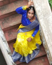 Chepala Katha Fame Meghana Chowdary Latest Dussehra Festival Stills