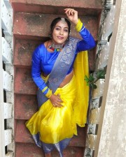 Chepala Katha Fame Meghana Chowdary Latest Dussehra Festival Stills