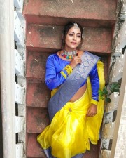 Chepala Katha Fame Meghana Chowdary Latest Dussehra Festival Stills