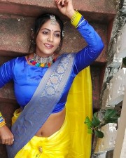Chepala Katha Fame Meghana Chowdary Latest Dussehra Festival Stills