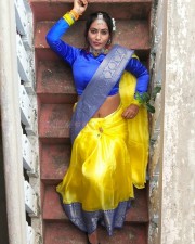 Chepala Katha Fame Meghana Chowdary Latest Dussehra Festival Stills
