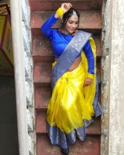 Chepala Katha Fame Meghana Chowdary Latest Dussehra Festival Stills