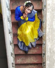 Chepala Katha Fame Meghana Chowdary Latest Dussehra Festival Stills