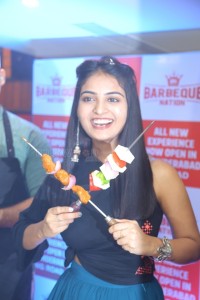 Actress Ananya Nagalla Launches th Outlet of Barbeque Nation in Hyderabad at Paradise Secunderabad Photos