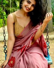 Actress Ananya Nagalla Sexy Saree Pictures 02