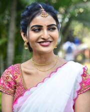 Actress Ananya Nagalla at Srikakulam Sherlock Homes Movie First Look Launch Photos 14