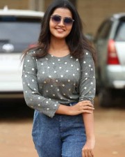 Actress Anupama Parameshwaran On Shooting Spot Photos
