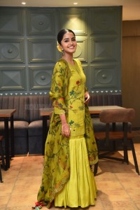 Actress Anupama Parameswaran at The Story Of a Beautiful Girl Movie First Look Launch Photos 14