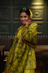 Actress Anupama Parameswaran at The Story Of a Beautiful Girl Movie First Look Launch Photos 26