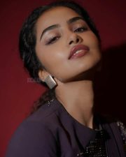 Actress Anupama Parameswaran in a Black Charcoal Saree Style Full Sleeved Gown Photos 03 Actress Anupama Parameswaran in a Black Charcoal Saree Style Full Sleeved Gown Photos 03