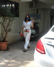 Actress Bhumi Pednekar at Juhu Salon Photos