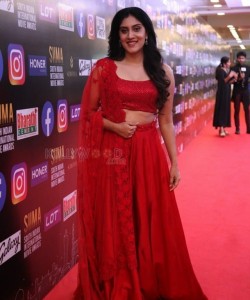 Actress Dhanya Balakrishna At SIIMA Awards 2021 Photos 01