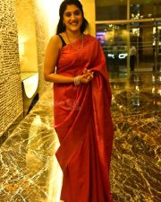 Actress Dhanya Balakrishna at The 100 Movie Pre Release Event Photos 02