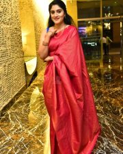 Actress Dhanya Balakrishna at The 100 Movie Pre Release Event Photos 05