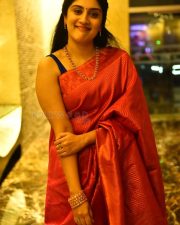 Actress Dhanya Balakrishna at The 100 Movie Pre Release Event Photos 18