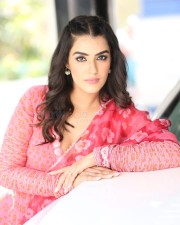 Actress Kavya Thapar at Eagle Movie Interview Photos 23