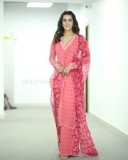 Actress Kavya Thapar at Eagle Movie Interview Photos 38