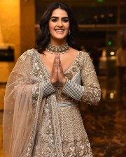 Actress Kavya Thapar at Eagle Movie Pre Release Event Pictures 10