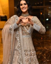 Actress Kavya Thapar at Eagle Movie Pre Release Event Pictures 11