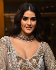 Actress Kavya Thapar at Eagle Movie Pre Release Event Pictures 23