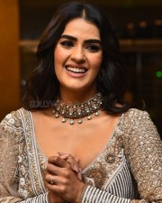 Actress Kavya Thapar at Eagle Movie Pre Release Event Pictures 24