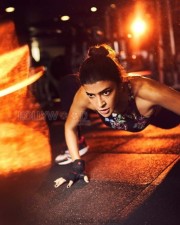 Actress Lakshmi Manchu Working Out In Gym Photos