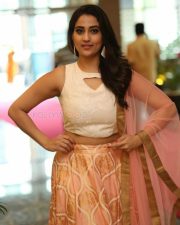Actress Manjusha At Aravinda Sametha Movie Success Meet Photos
