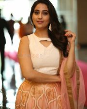 Actress Manjusha At Aravinda Sametha Movie Success Meet Photos