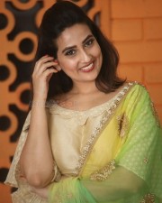 Actress Manjusha At Chiranjeevi Rd Birthday Celebrations Photos