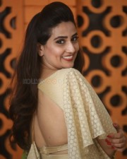 Actress Manjusha At Chiranjeevi Rd Birthday Celebrations Photos