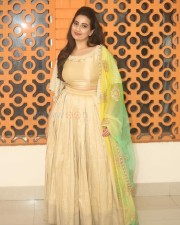 Actress Manjusha At Chiranjeevi Rd Birthday Celebrations Photos