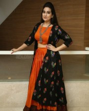 Actress Manjusha At Chitralahari Success Meet Photos
