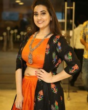 Actress Manjusha At Chitralahari Success Meet Photos