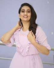Actress Manjusha At Dhamki Movie Trailer Launch Photos